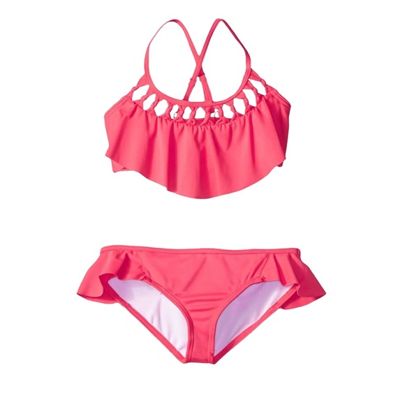 Billabong Swim Billabong Girls Macrame Madness Flutter Two Piece